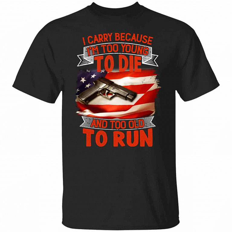 I Carry Because I'm T, Black, Unisex T-Shirt