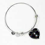 LGBT Pride Love Is Love Rainbow Jack Skellington Heart Pendant Necklace - Love Pride Heart Necklace