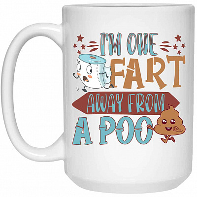 15 oz. White Mug