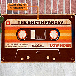 Personalized Family Name Decor Mix Tape Welcome Casette Tape Funny Entrance Indoor Outdoor Decorative Doormat