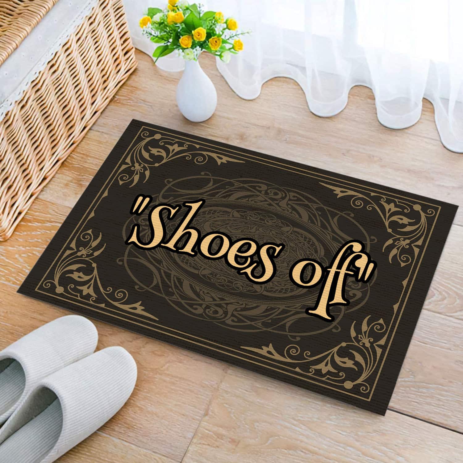 5O. Shoes Off (6) Doormat mockup 2