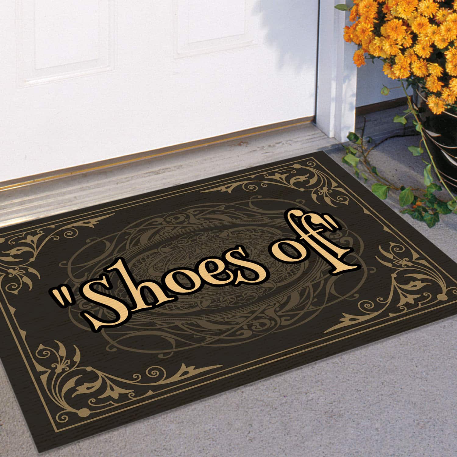 5O. Shoes Off (6) Doormat Mockup 11