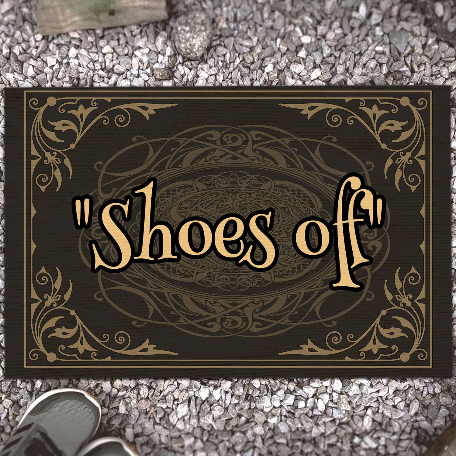 5O. Shoes Off (6) Doormat Mockup 13