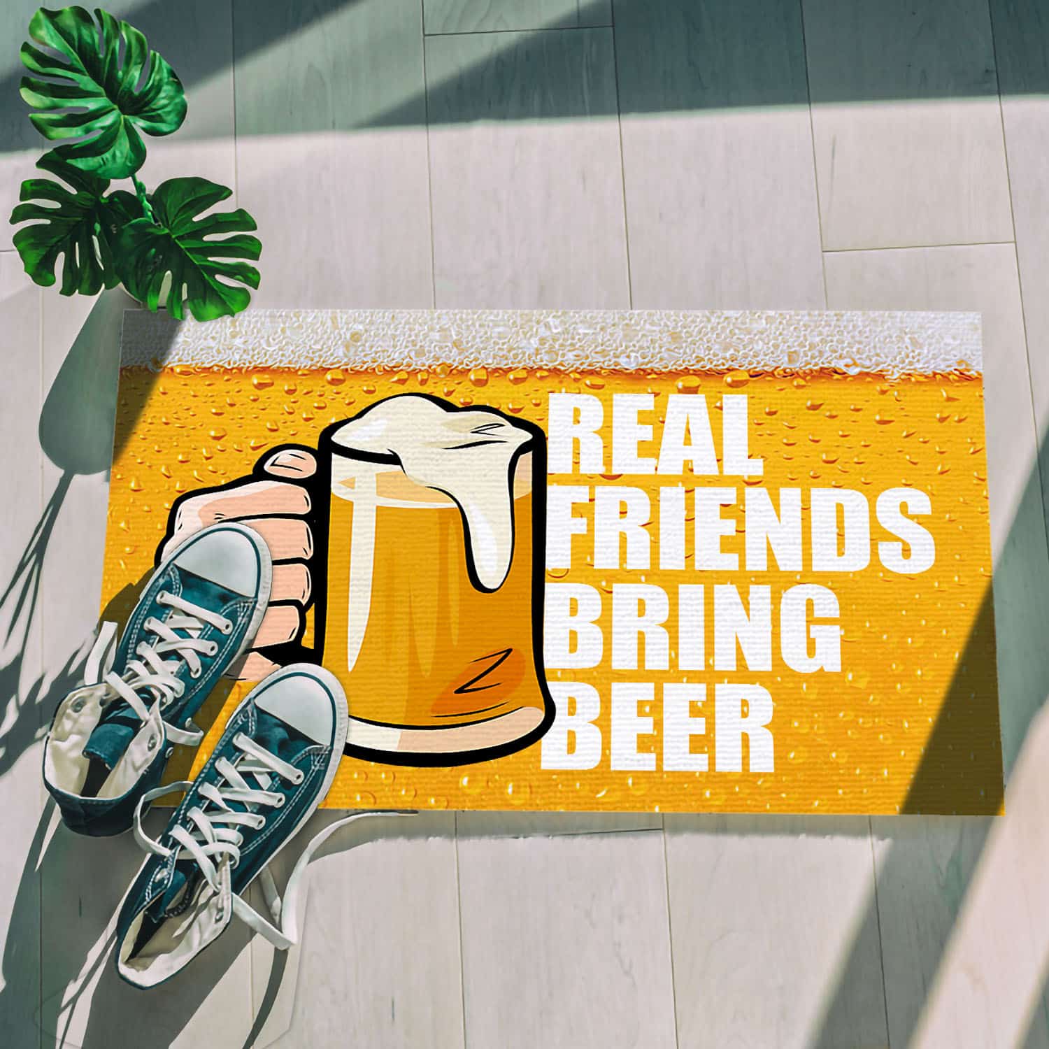 7O. Real Friends Doormat mockup 5