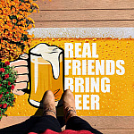 7O. Real Friends Doormat mockup 7