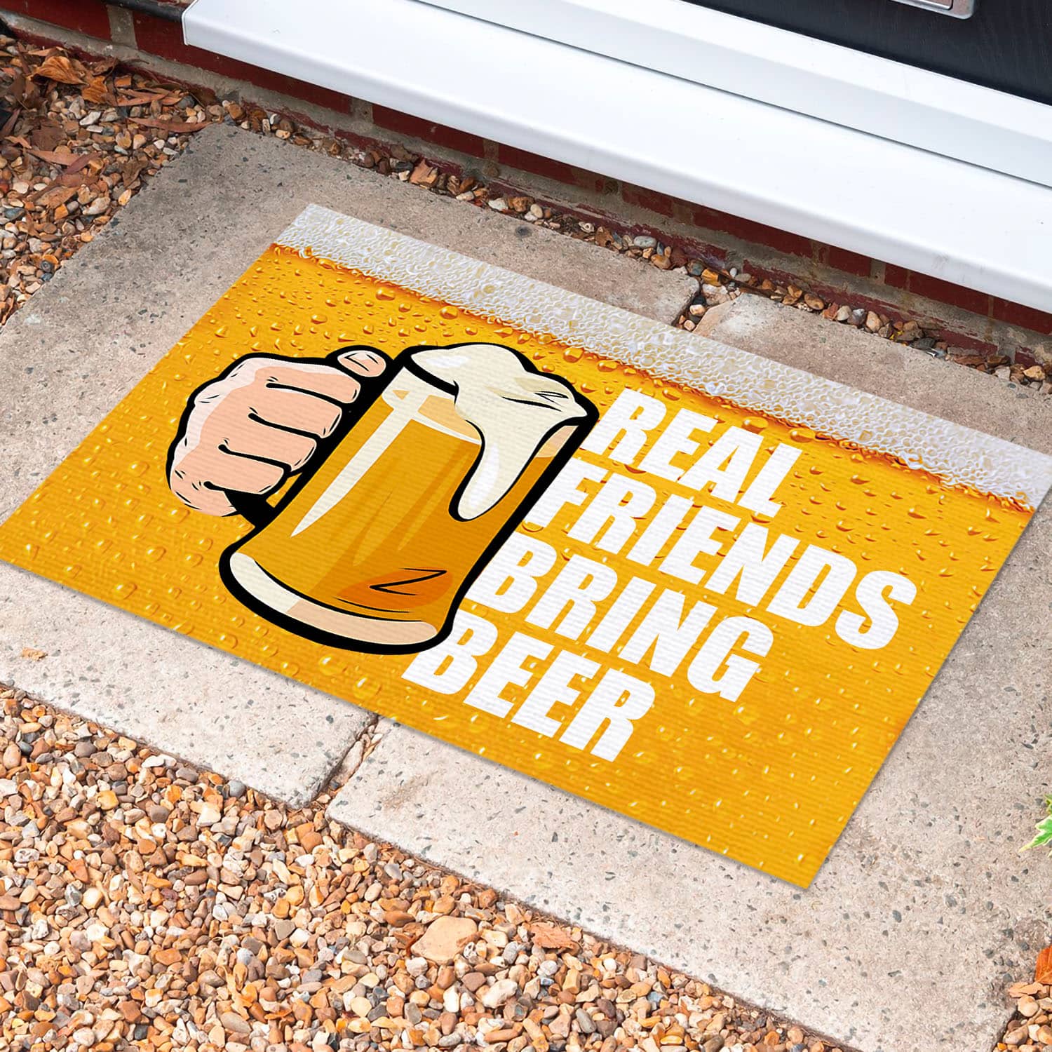 7O. Real Friends Doormat Mockup 10