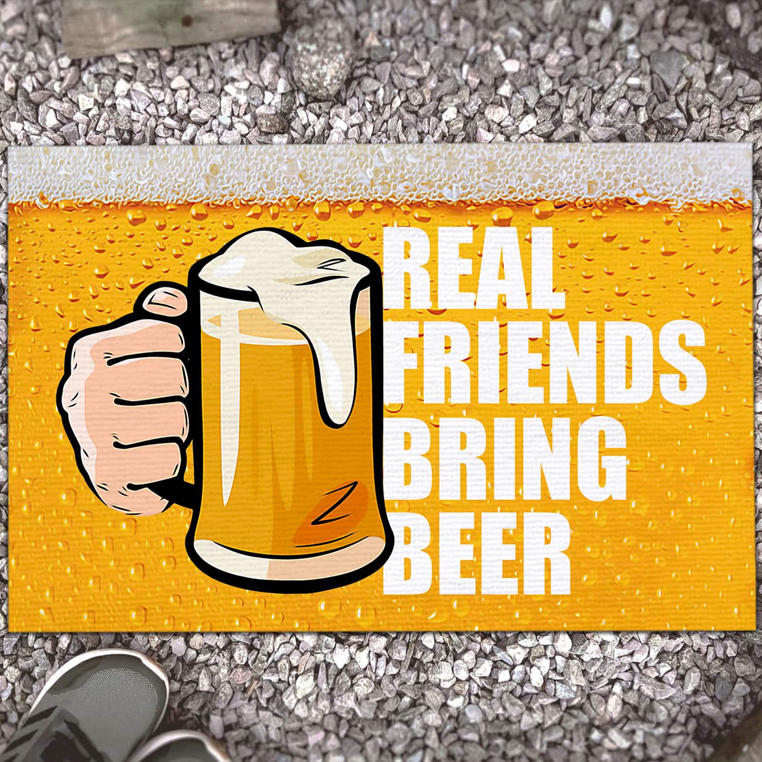 7O. Real Friends Doormat Mockup 13