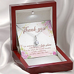 Teacher Thank You For Making School A Safe Place To Be When The World Became A Little Confusing Alluring Beauty Necklace