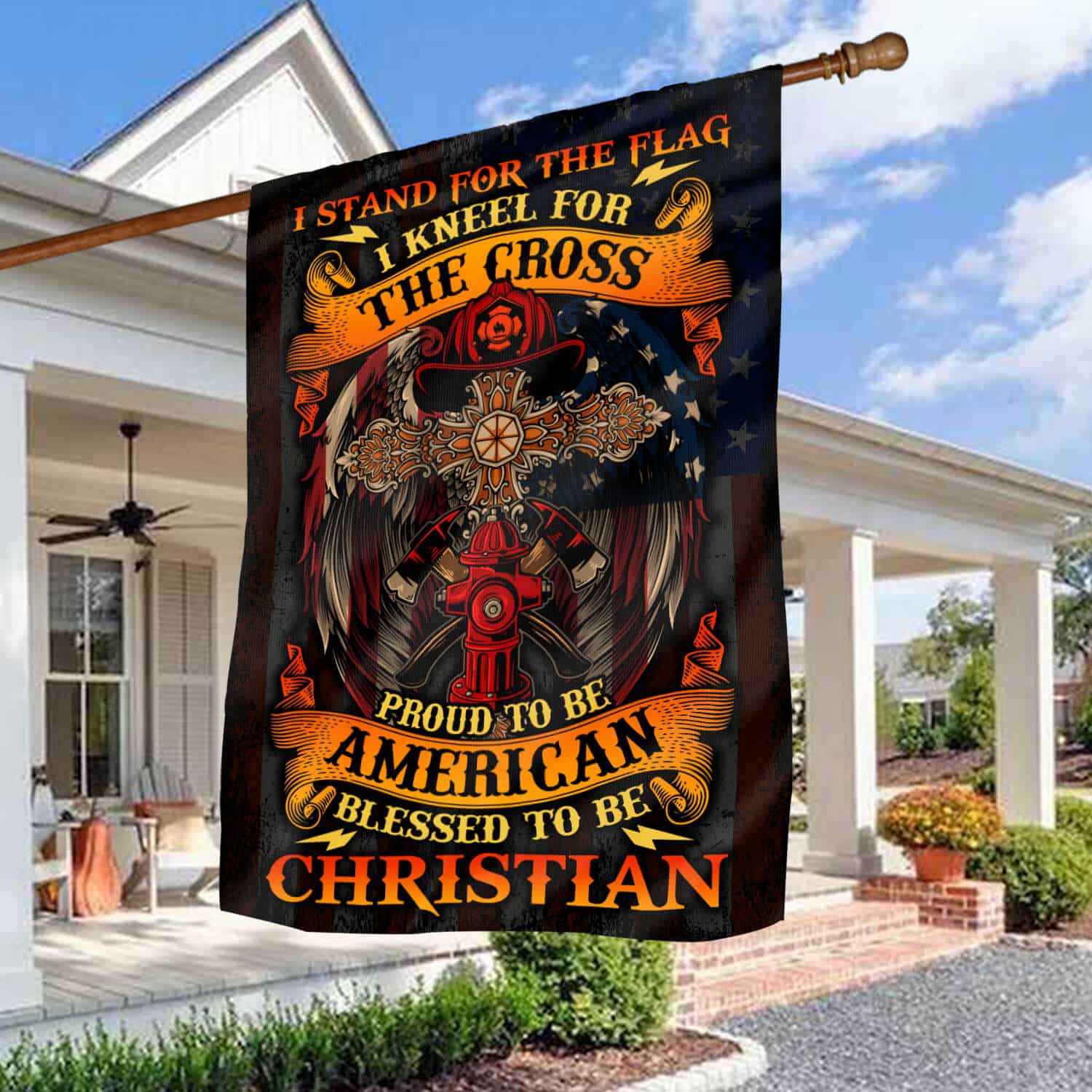 30x40 House Flag Mockup 3