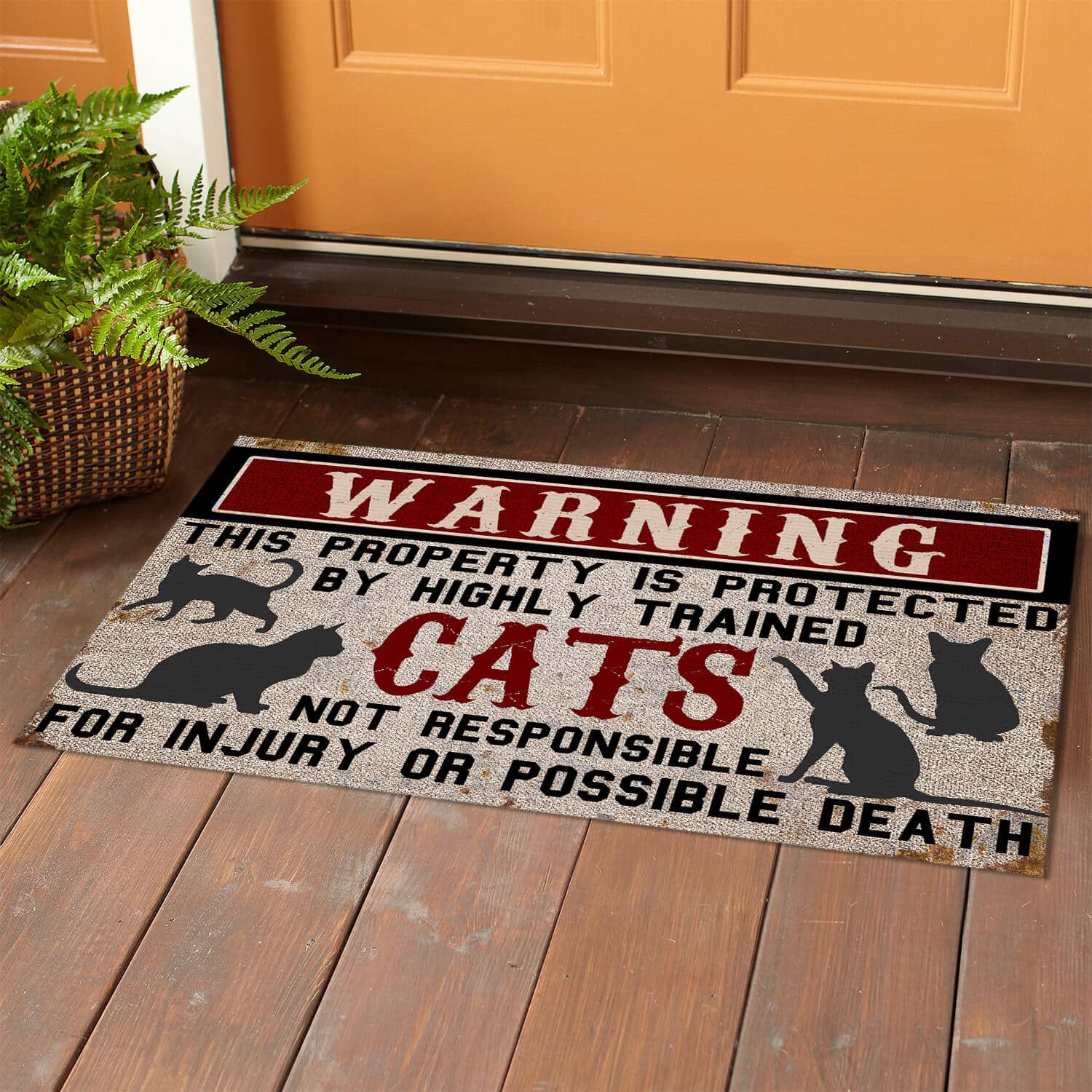 4HV. Cat Warning(3) Doormat mockup 1
