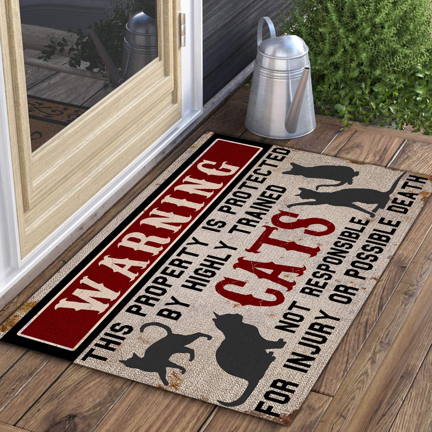 4HV. Cat Warning(3) Doormat Mockup 3