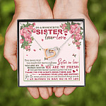 To A Wonderful Sister In Law I Am Blessed To Have You In My Life Interlocking Hearts Pendant Necklace To A Wonderful Sister In Law I Am Blessed To Have You In My Life Interlocking Hearts Pendant Necklace