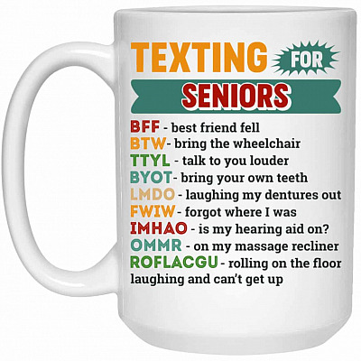 15 oz. White Mug