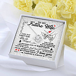 To My Future Wife The Day I Met You My Life Change Love Knot Necklace - Gifts For Girlfriend Fiance