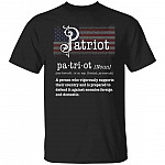 Patriot A Person Who Shirt, Black, Unisex T-Shirt