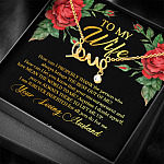 To My Wife How Can I Properly Thank the Person Who Always Bring the Best Scripted Love Pendant Necklace To My Wife How Can I Properly Thank the Person Who Always Bring the Best Scripted Love Pendant Necklace