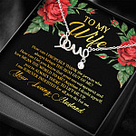 To My Wife How Can I Properly Thank the Person Who Always Bring the Best Scripted Love Pendant Necklace To My Wife How Can I Properly Thank the Person Who Always Bring the Best Scripted Love Pendant Necklace