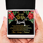 To My Wife How Can I Properly Thank the Person Who Always Bring the Best Scripted Love Pendant Necklace To My Wife How Can I Properly Thank the Person Who Always Bring the Best Scripted Love Pendant Necklace