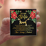 To My Wife How Can I Properly Thank the Person Who Always Bring the Best Scripted Love Pendant Necklace To My Wife How Can I Properly Thank the Person Who Always Bring the Best Scripted Love Pendant Necklace