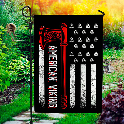American Viking Decorative Garden Flag - Indoor Outdoor Flag - House Flag