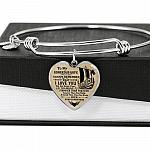 Personalized Couple Name To My Shieldmaiden Always Remember I Love You Viking Warrior Saying Heart Necklace