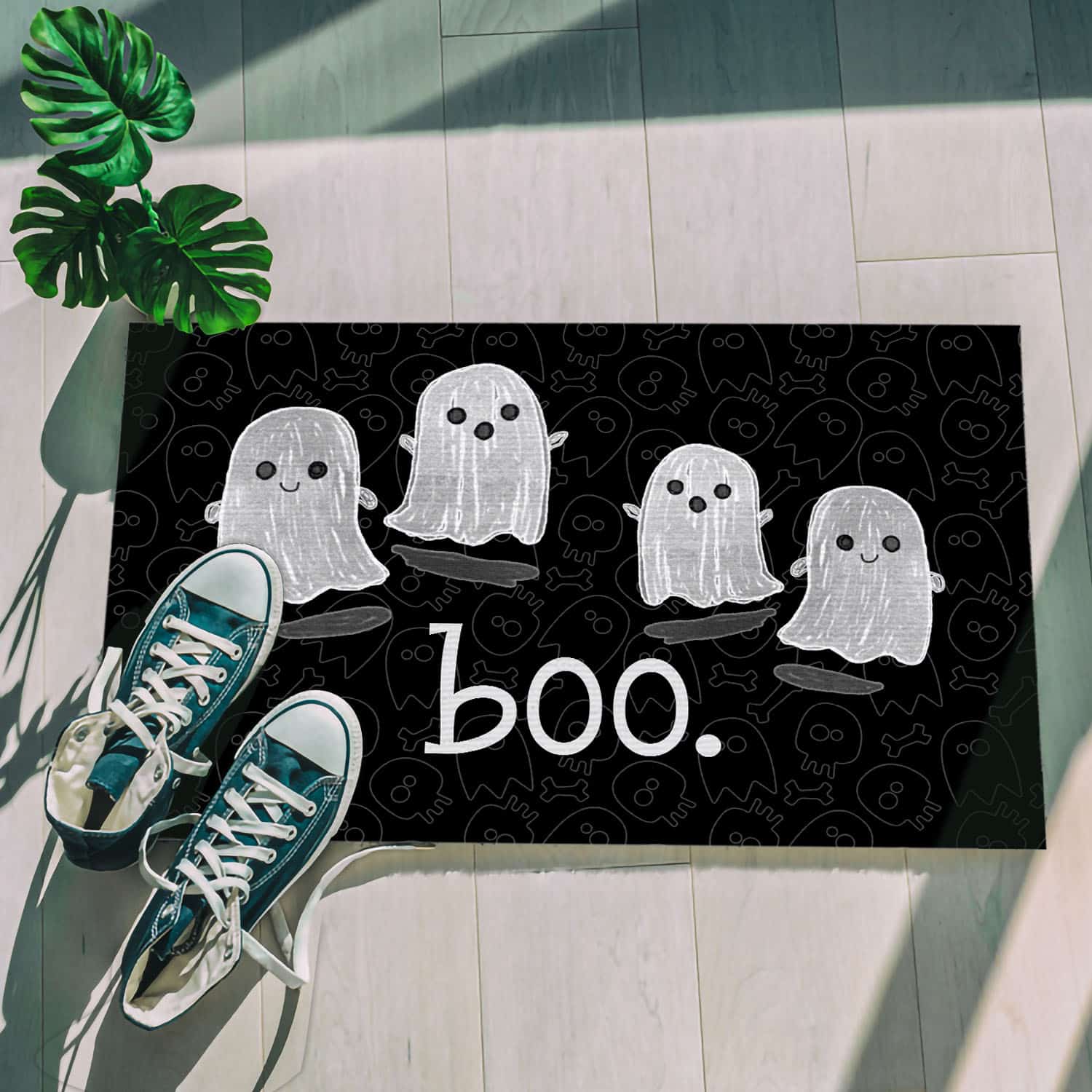 1O. Boo Ghost Doormat mockup 5