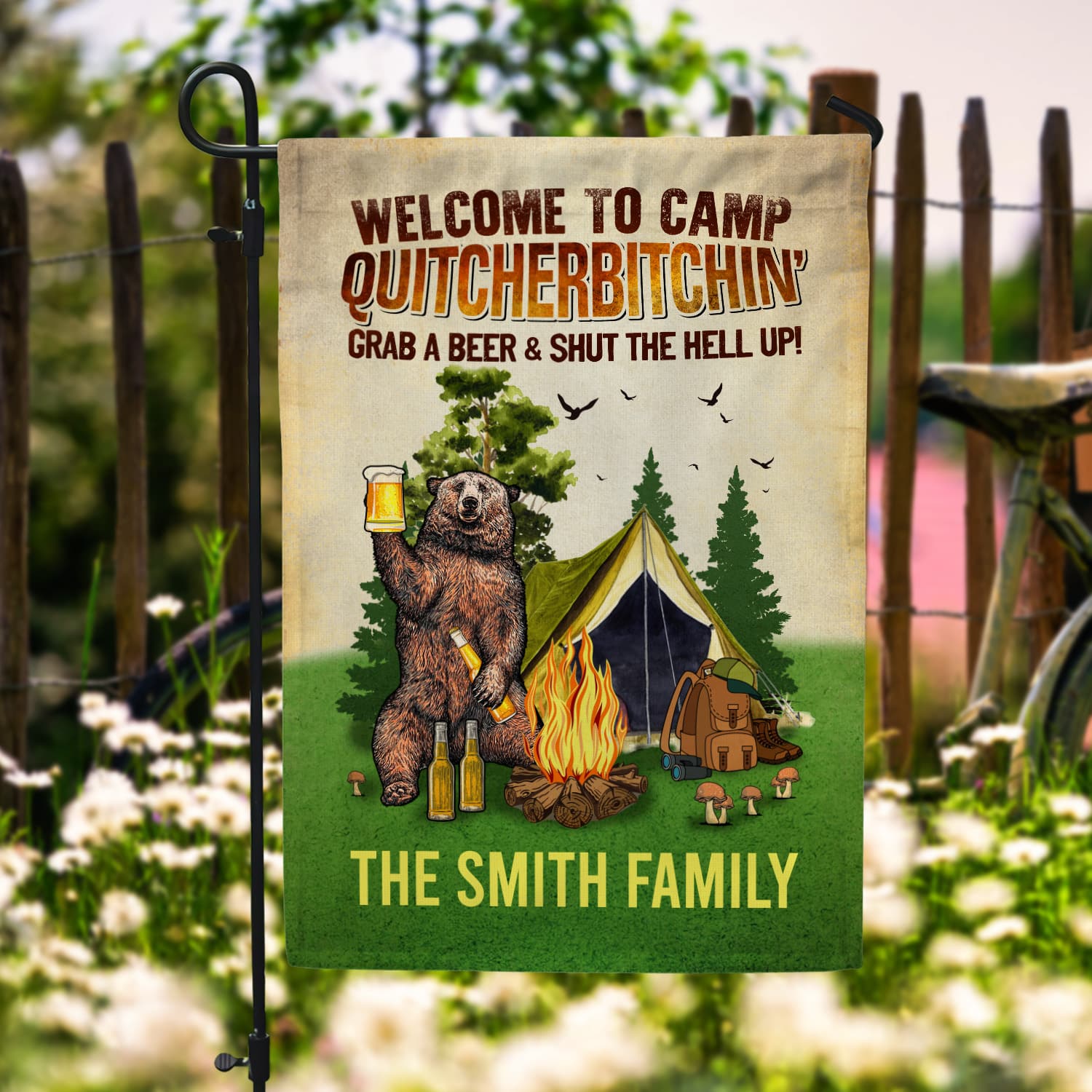 6KNG. Quitcherbitchin Sample Garden Flag Mockup 6