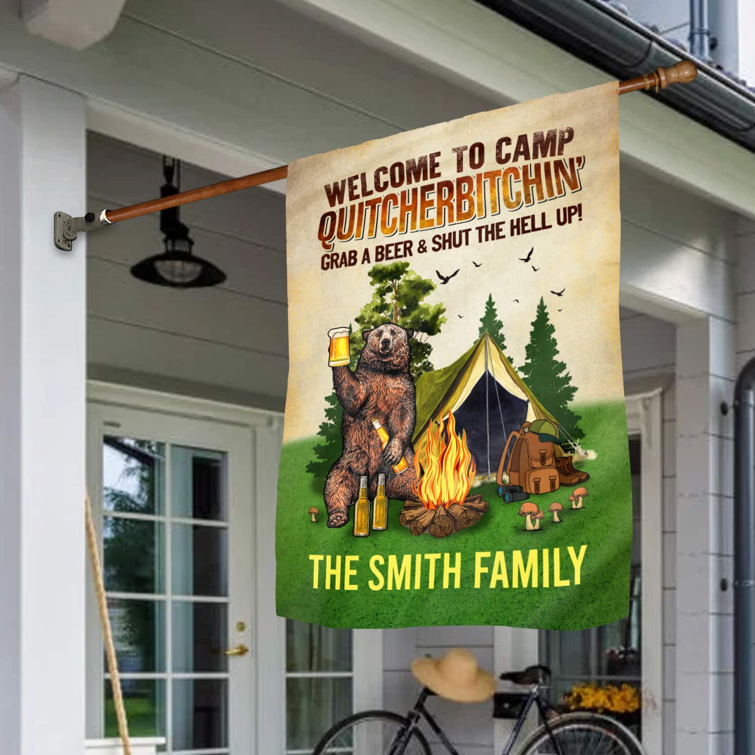 6KNG. Quitcherbitchin Sample House Flag Mockup 1