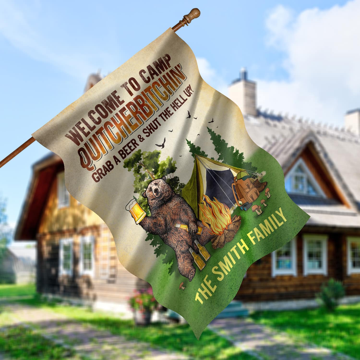 6KNG. Quitcherbitchin Sample House Flag Mockup 5