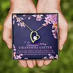 To My Beautiful Granddaughter I Squeezed This Necklace Really Tight and Fill With My Love Forever Love Necklace To My Beautiful Granddaughter I Squeezed This Necklace Really Tight and Fill With My Love Forever Love Necklace