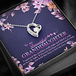 To My Beautiful Granddaughter I Squeezed This Necklace Really Tight and Fill With My Love Forever Love Necklace To My Beautiful Granddaughter I Squeezed This Necklace Really Tight and Fill With My Love Forever Love Necklace