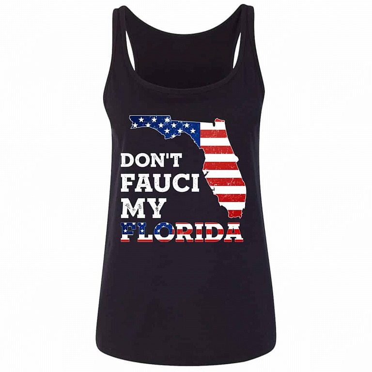 florida, Black, Ladies Tank Top