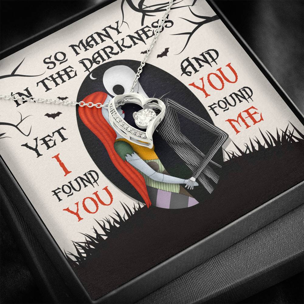 So Many In The Darkness Yet I Found You And You Found Me Forever Love Necklace So Many In The Darkness Yet I Found You And You Found Me Forever Love Necklace