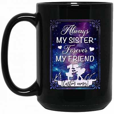 15 oz. Black Mug
