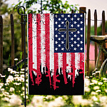5HV. Army Flag (side 1) Garden Flag Mockup 6