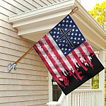 5HV. Army Flag (side 1) House Flag Mockup 2