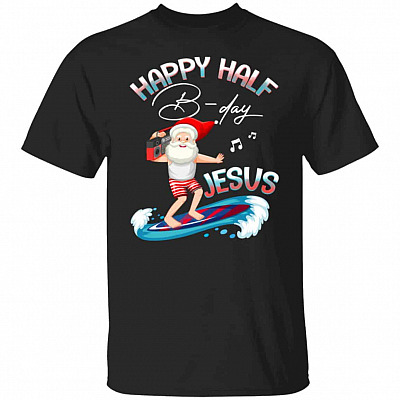 half bday, Black, Unisex T-Shirt