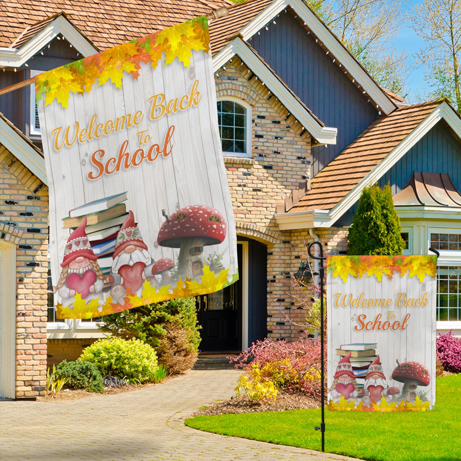 1MH. Gnome School 30x40 Garden & House Mockup 3