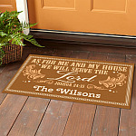 57 HG. As For Me (Sample Design) Doormat mockup 1