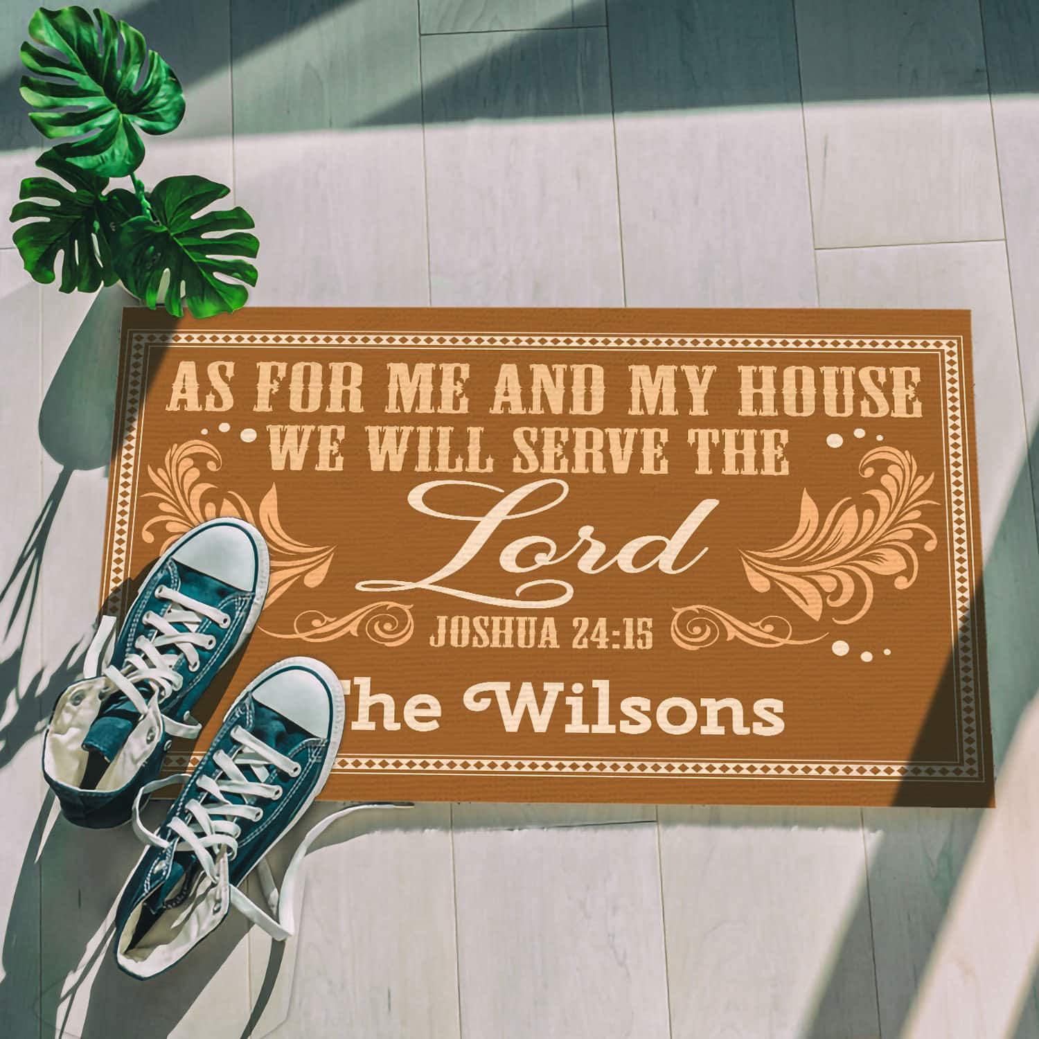 57 HG. As For Me (Sample Design) Doormat mockup 5