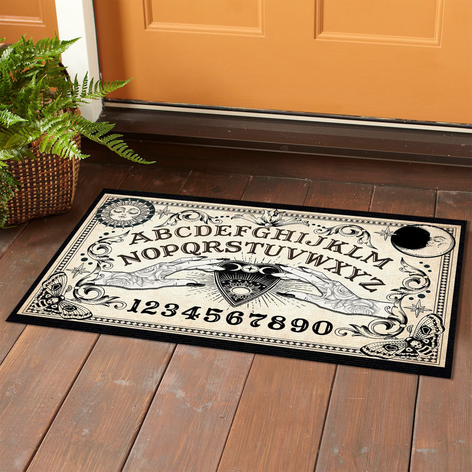 60 HG. Ouija Doormat(5) Doormat mockup 1