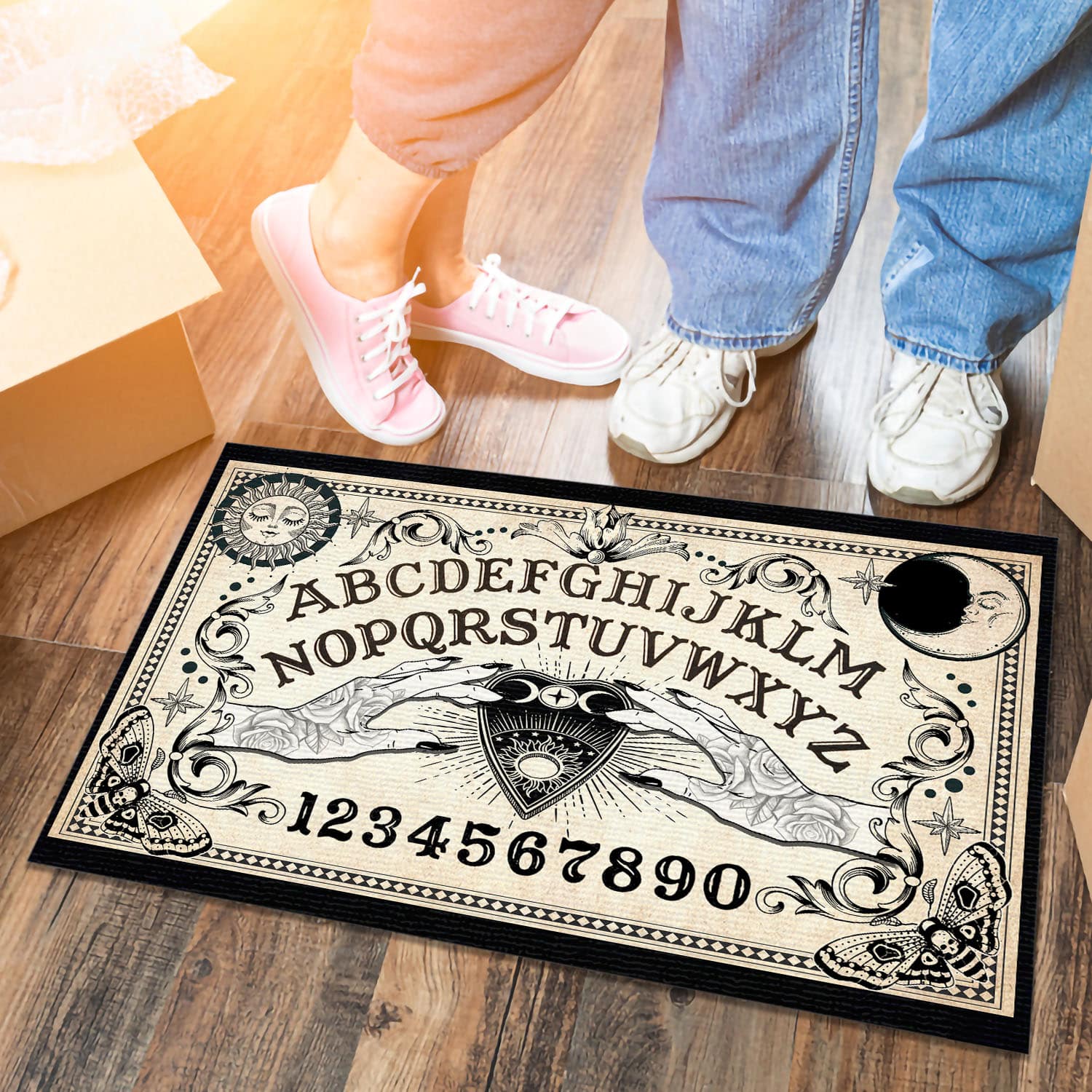 60 HG. Ouija Doormat(5) Doormat mockup 6