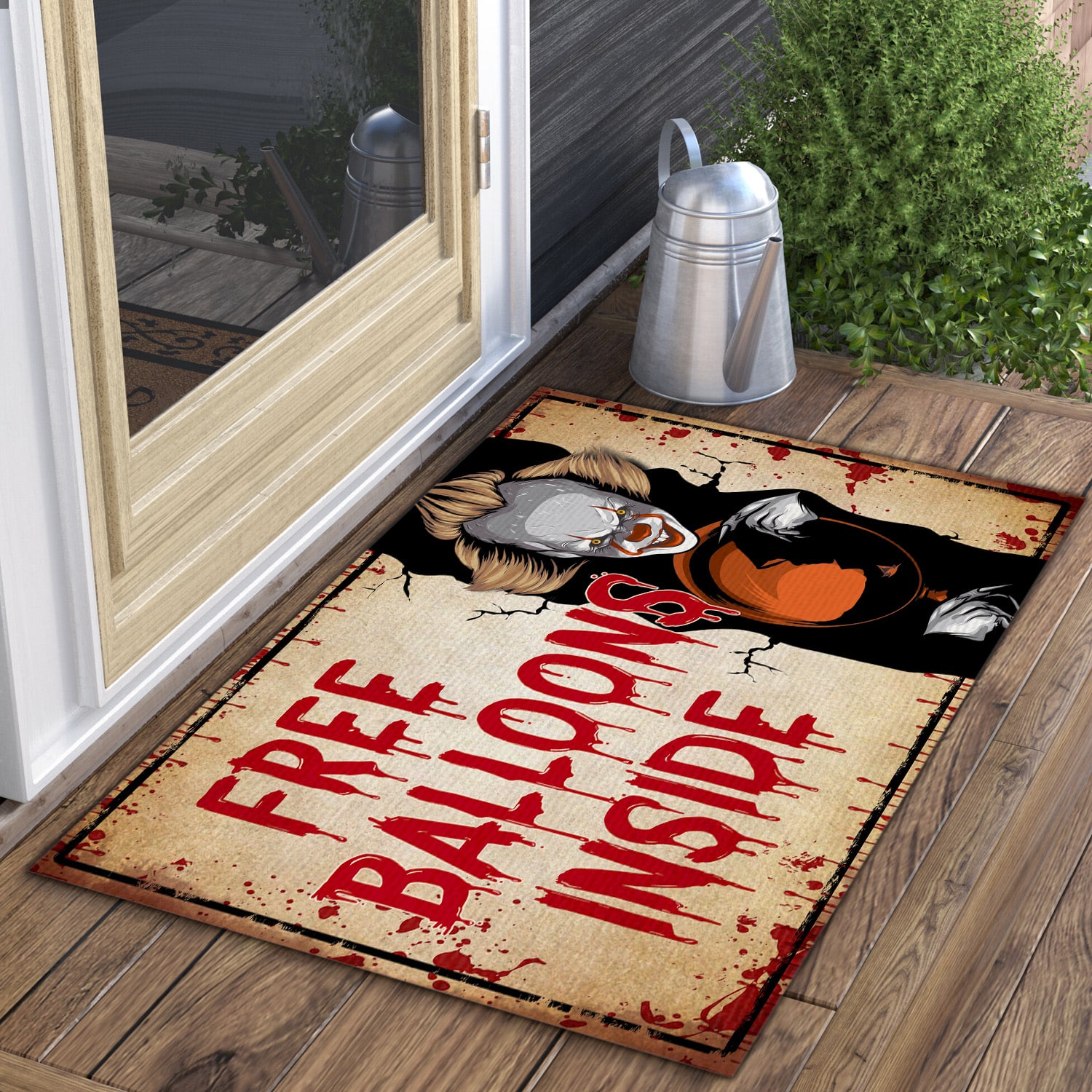 5LV. Free Balloons Inside (6) Doormat mockup 3