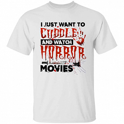 Just Want to Cuddle Shirt, White, Unisex T-Shirt