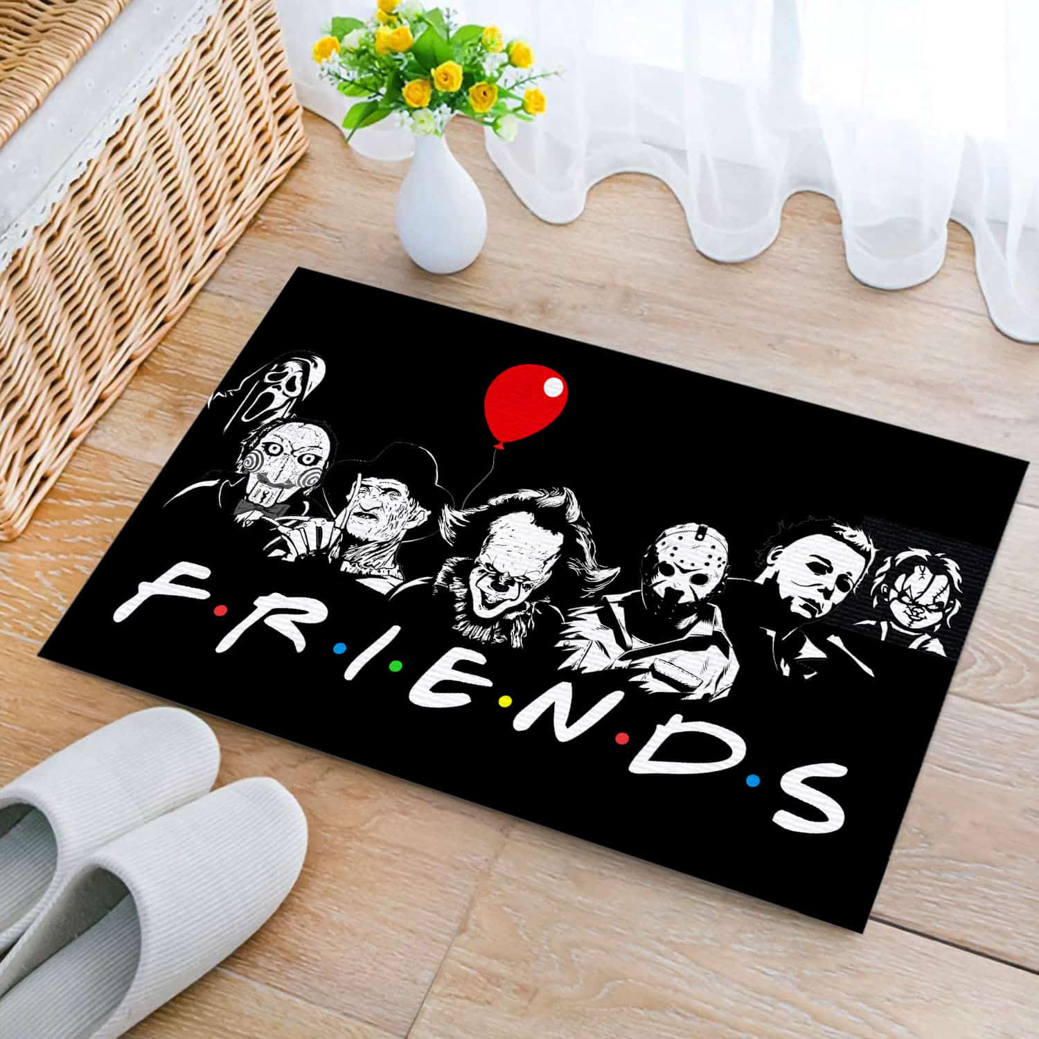 Friends Horror Doormat mockup 2