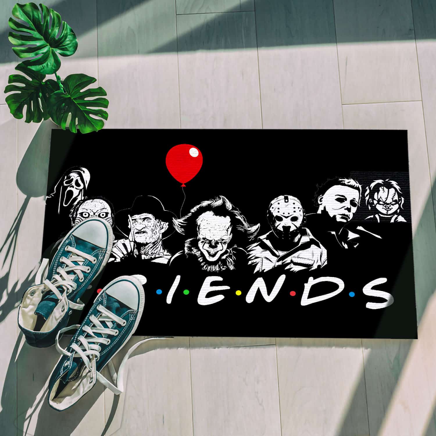 Friends Horror Doormat mockup 5