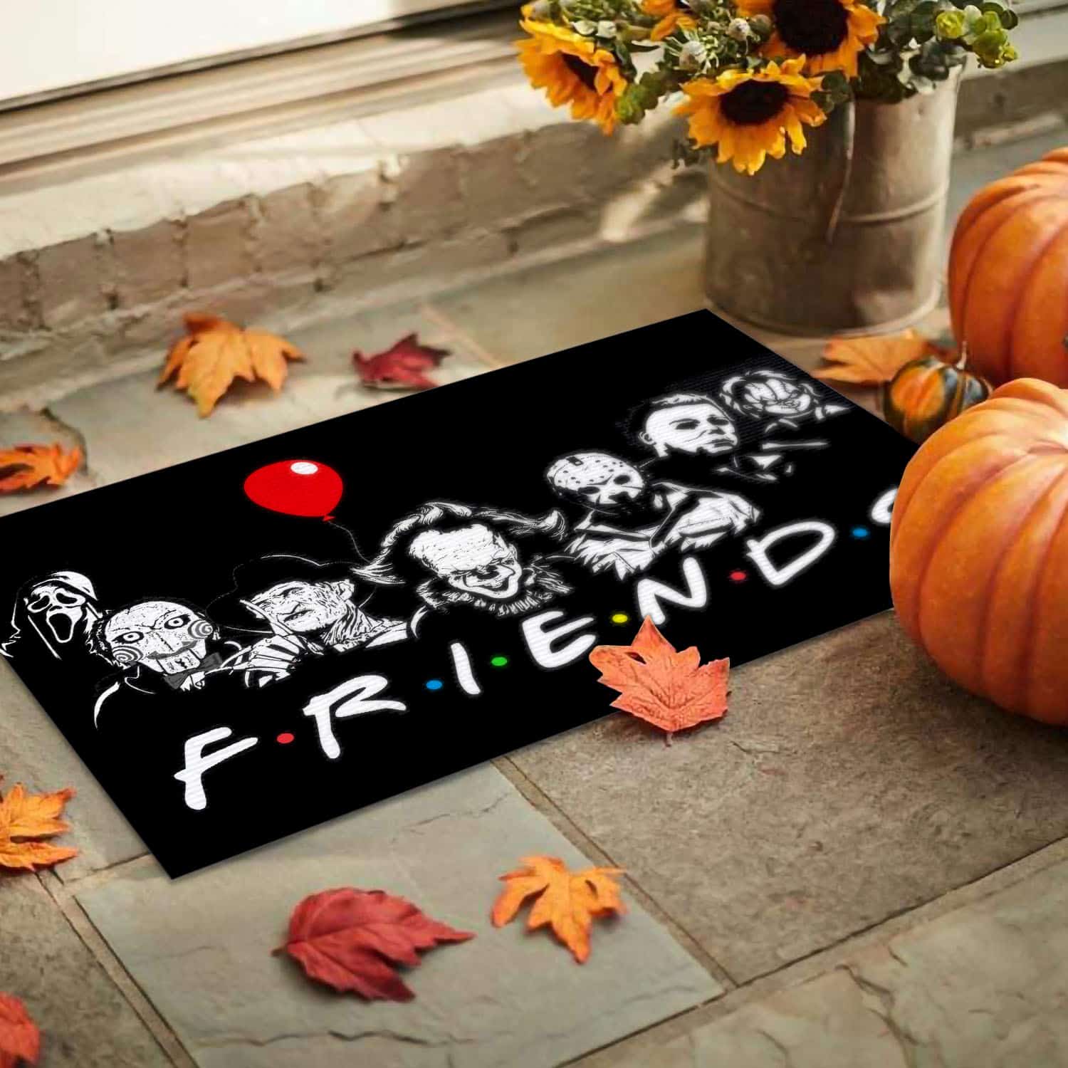 Friends Horror Doormat mockup 9