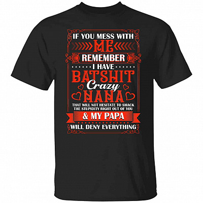 Mess with Me Shirt, Black, Unisex T-Shirt