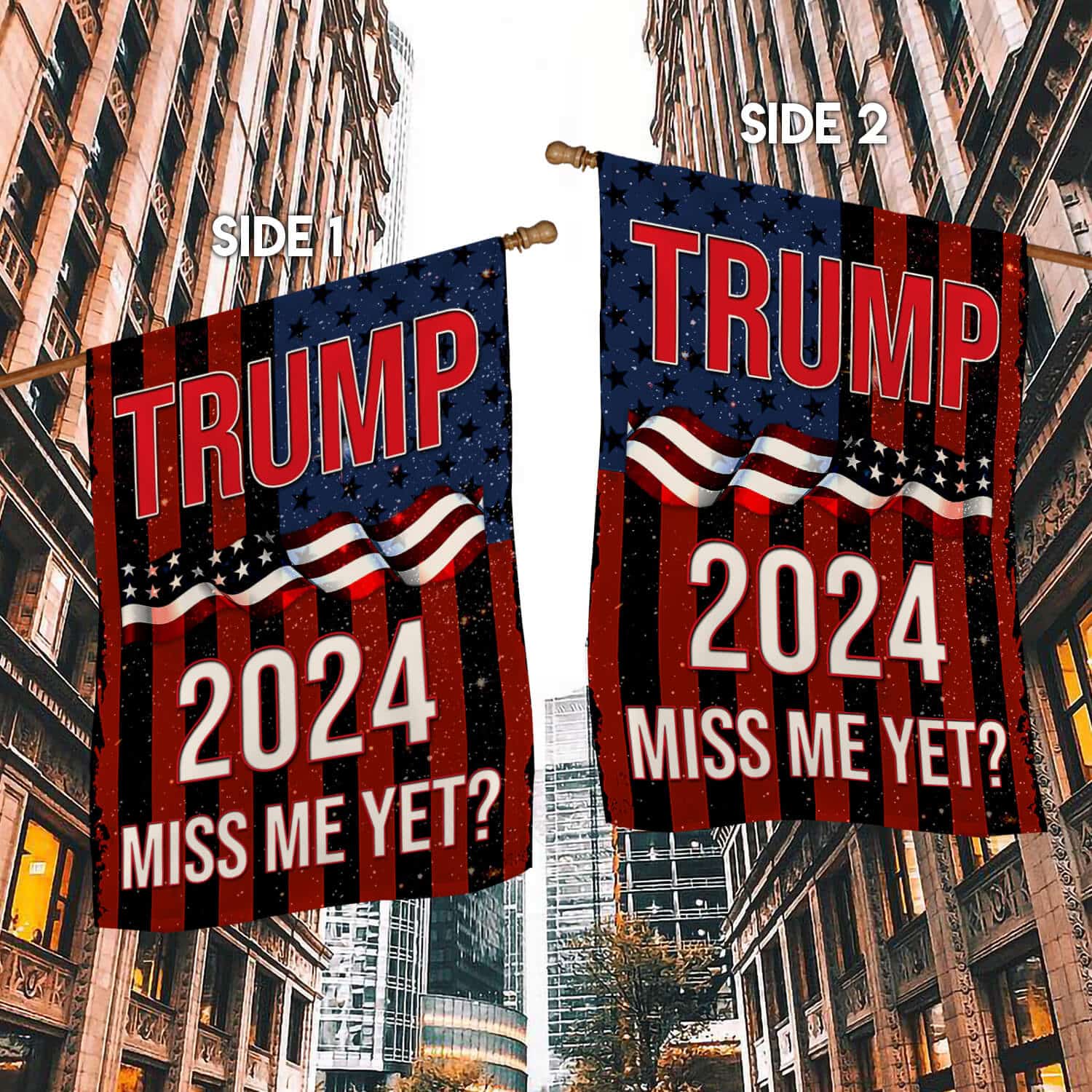 7TM. Miss Me Yet_1 30x40 House Flag Mockup 2 Side-1