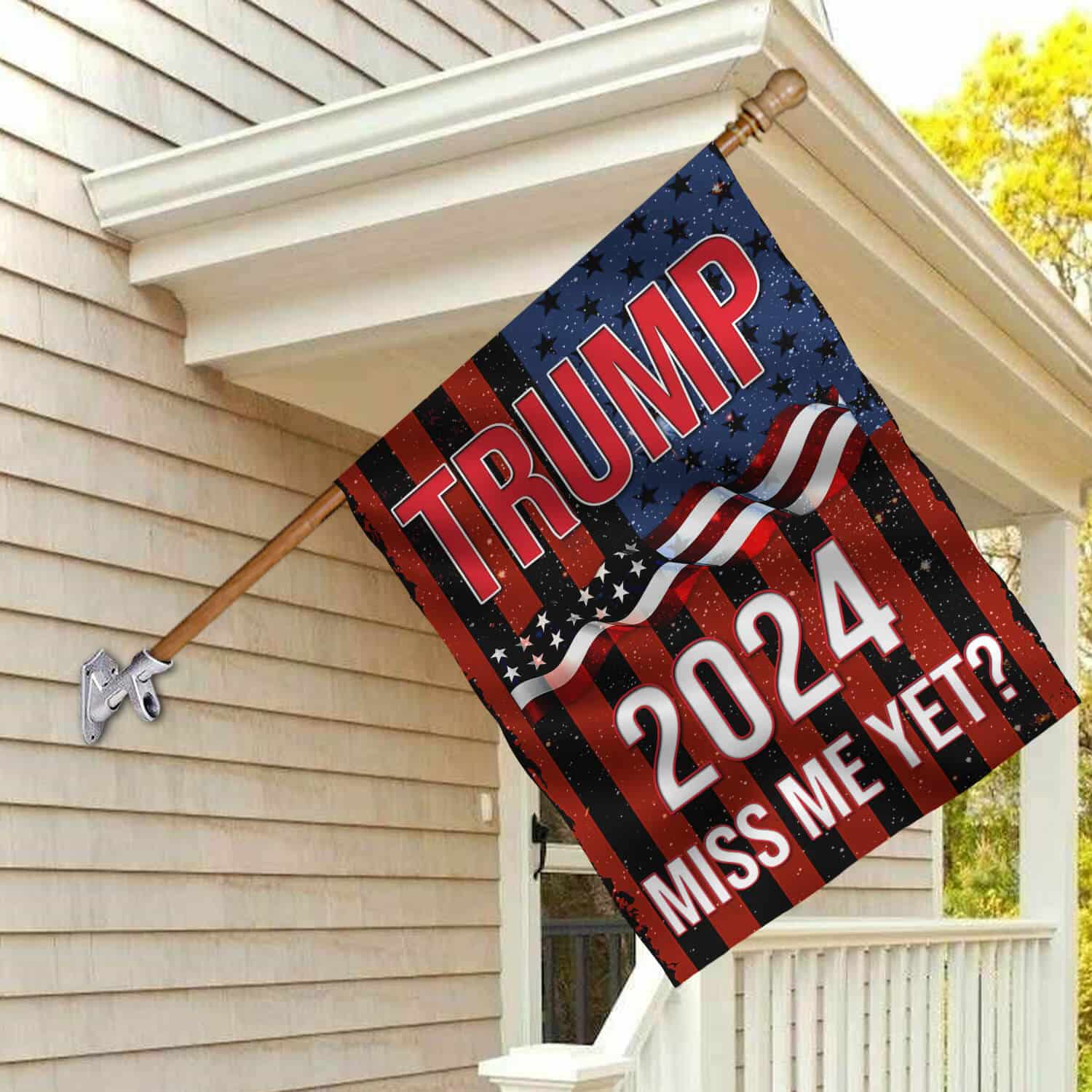 7TM. Miss Me Yet_1 30x40 House Flag Mockup 2